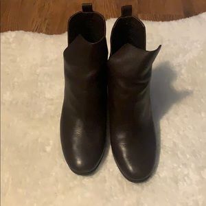 Dark brown Cole Haan ankle boots